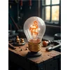 Sinsay - Dekorativna LED lampa u obliku Edison sijalice - pastelno roze