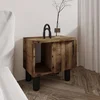 HANAH HOME Noćni stočić River Antique Walnut