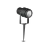 LED Spoljašnja lampa LED/12W/100-240V IP65 crna - zeleno svetlo