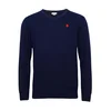 U.S. POLO ASSN. Pulover  temno modra / krvavo rdeča