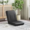 vidaXL Tlorisni stol Črna 50 x 73 x 60 cm Umjetno usnje
