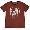 Korn Logo (Back Print) Red XL Majica