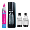 Terra soda maker, 3 bottles included, Black - SodaStream