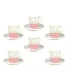 SIGMA PORCELAN SET ZA KAFU 150ML 6/1 ROZE RUZE