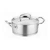 KORKMAZ Šerpa sa poklopcem Pro lIne Low Casserole A1169 Nerđajući čelik, 20cm, 2.8l, Inox