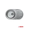 Livinox Ugradna sudopera LivEC165, 74x44cm, Sifon o90, Hrom