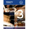 DRUM KIT 3 PIECES & STUDIES GRADES 5 & 6/TRINITY GUILDHALL 2011-2013 + CD