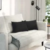 Jastučići za sofu 2 pcs Crna 50 x 30 cm tkanina
