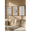 Wallity Uramljena slika Artvmodel34, 33x48 cm, 3 dijela