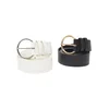 Basic PU Belt 2-Pack Cream + Black