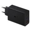 Kucni punjac Fast Charging Adapter Trio (USB-Cx2,USB-A) za Samsung PD 65W sa kablom Type-C na Type-C crni