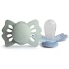 Frigg tolažilna duda - silikon Lucky simetrična 0-6 m Sage/Powder Blue