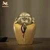 Tongshifu Statua Bude Zadovoljstvo donosi sreću, Zlatna boje