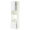 METOD / MAXIMERA Visoki element za ugradne uređaje, bela/Voxtorp matirano bela, 60x60x240 cm