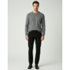 Elit Muške elegantne pantalone od somota, Crne