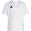 ADIDAS PERFORMANCE Funkcionalna majica  siva / črna / bela