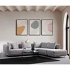 Atelier del Sofa Ugaona garnitura Floransa, 310x265 cm, Svetlo-siva