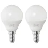 SOLHETTA LED žarnica E14 470 lumnov, okrogla mlečno bela