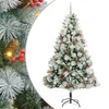 Umjetno božićno drvce S LED lampica Zelena i bijela 240 cm