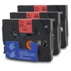 Komplet Brother TZe-431/TZ-431/PT/P-Touch 12mm kompatibilni trakovi (3) - črn izpis/rdeč trak
