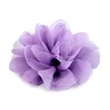 Šifonski cvet O8 in 9 cm - (9 cm) vijolična lila (10 kosov)