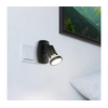 Eglo 300911 - LED svetiljka za utičnicu PARRINI 1xGU10/4,5W/230V crna