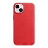 Maska Beautiful Shine Leather za iPhone 14, Crvena