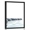 Plakat Zen kamni v reki - 60x90 no frame