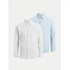 JACK & JONES Poslovna srajca JJJoe svetlo modra / off-bela