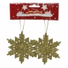 Pahulje 11cm 2kom/set zlatne