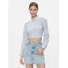 Tommy Jeans Srajca DW0DW17344 Svetlo modra Slim Fit