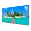 tulup.si Slika na akrilnem steklu Tropical palm beach 125x50 cm 4 obešalnika