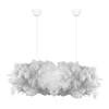 Opviq Luster Serene White Oblak, 90x45cm, Beli