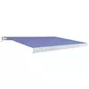 Motorizirana kazetna tenda 400 x 300 cm plavo-bijela