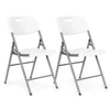 ModernHome Set od 2 sklopive stolice bele bo?e