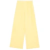 Cropp - Pantalone wide leg - svetlo žuta