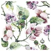 Serviete za decoupage Pink Wild Roses - 1 kos (Serviete za)