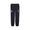 PUMA Olympique de Marseille FtblCulture Sweatpants Men, Sport, Navy/Bright Aqua, L