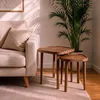 Hanah Home set od 2 umetnutih stočića Hera 2, orah