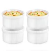 shumee 4x Pekač za peko, skleda, keramični ramekin, 40 ml