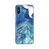 Silikonska maska za Xiaomi Redmi 9A Blue Marble Print plava