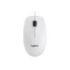 LOGITECH miš B100 OPTICAL USB, bela