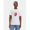 Tommy Jeans Majica Strawberry DW0DW20894 Bela Relaxed Fit