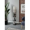 Opviq Podna lampa Quatro, 135 cm, Crna