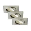 Briloner 7210-032 - SET 3x LED ugradna stropna svetiljka ATTACH LED/5W/230V IP23 hrom
