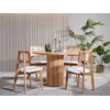HANAH HOME Trpezarijski sto i stolice Lova Natural