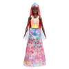 Mattel Barbie Čarobna princesa z roza lasmi in modro krono HGR13