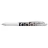 Gel pisalo, 0,25 mm, stiskalni mehanizem, PENTEL EnerGel BLN75 Kiriko, Shippou, modro