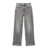 Pull&Bear Kavbojke siv denim