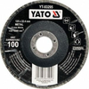 YATO Korundov lamelni brusilni kolut 125 x 22,2 mm konveksni brusilni kolut P60